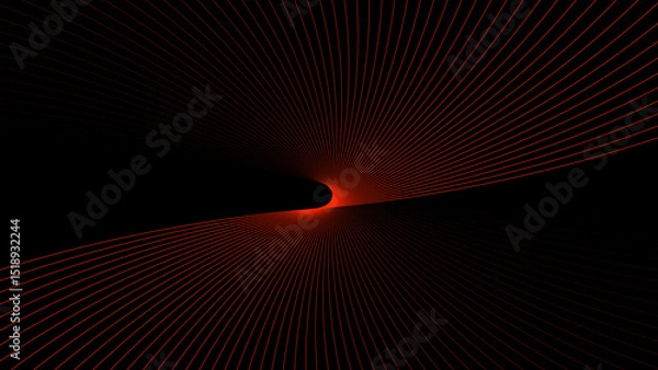 Obraz Rainbow colorful swirl line movement illustration. colorful pattern wavy line motion background. Artistic geometric line with colorful gradient background. 4k illustration. 
