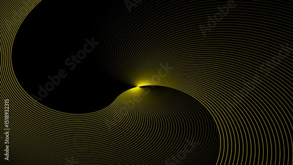 Obraz Rainbow colorful swirl line movement illustration. colorful pattern wavy line motion background. Artistic geometric line with colorful gradient background. 4k illustration. 
