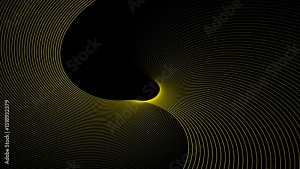 Obraz Rainbow colorful swirl line movement illustration. colorful pattern wavy line motion background. Artistic geometric line with colorful gradient background. 4k illustration. 
