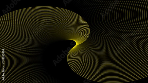 Obraz Rainbow colorful swirl line movement illustration. colorful pattern wavy line motion background. Artistic geometric line with colorful gradient background. 4k illustration. 
