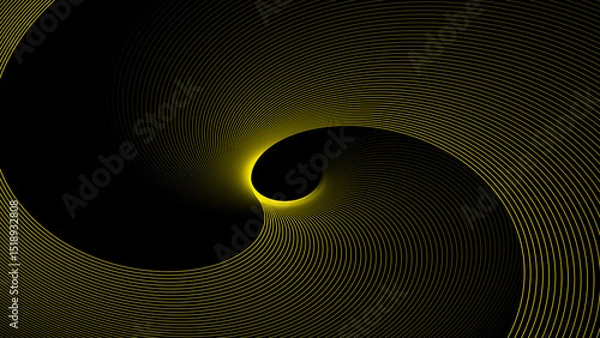Obraz Rainbow colorful swirl line movement illustration. colorful pattern wavy line motion background. Artistic geometric line with colorful gradient background. 4k illustration. 
