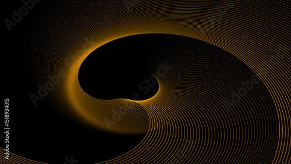 Obraz Rainbow colorful swirl line movement illustration. colorful pattern wavy line motion background. Artistic geometric line with colorful gradient background. 4k illustration. 
