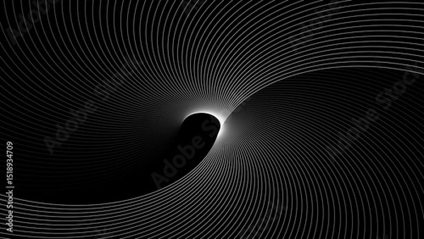 Obraz Rainbow colorful swirl line movement illustration. colorful pattern wavy line motion background. Artistic geometric line with colorful gradient background. 4k illustration. 
