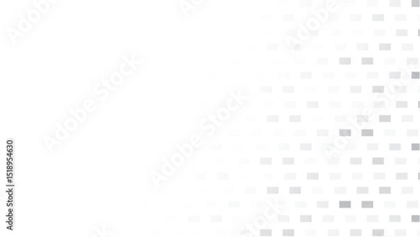 Fototapeta Abstract geometric white and gray color, modern design stripes background with rectangle shape. Vector illustration.