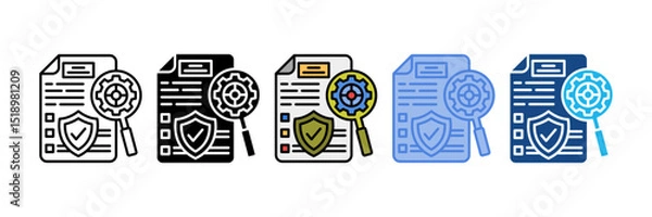 Fototapeta Validate Icon Element For Design