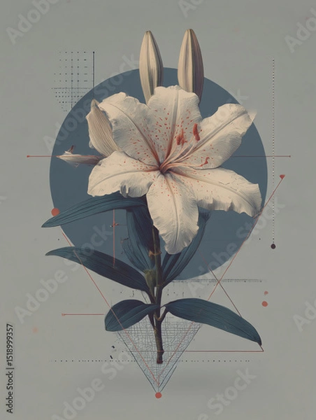 Fototapeta Print Collection:"Flora Line