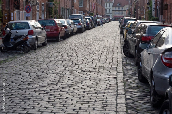 Obraz Kopfsteinpflaster