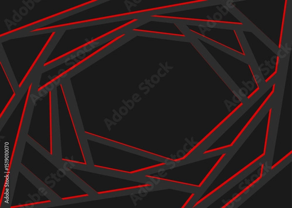 Fototapeta Abstract background with geometric lines pattern and with some copy space area