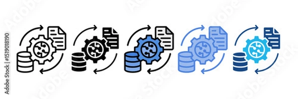 Fototapeta Etl Icon Element For Design