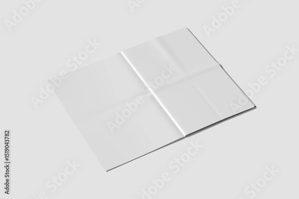 Obraz Blank opened newspaper mockup