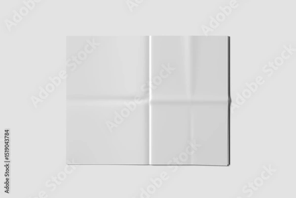 Obraz Blank opened newspaper mockup