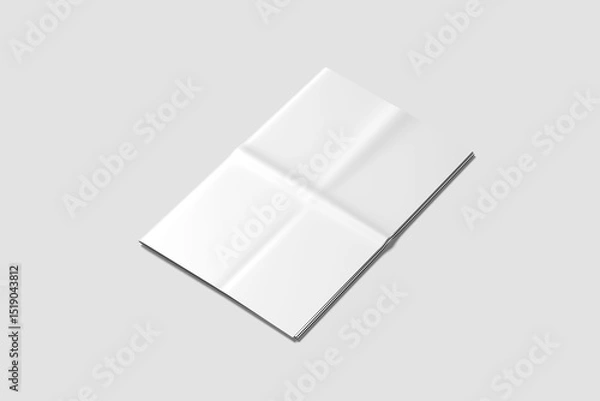 Obraz Blank front page of newspaper mockup