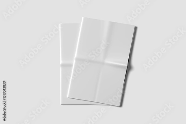 Obraz Blank newspaper mockup top view