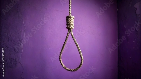 Fototapeta Volumetric glossy violet question mark symbol isolated on white background. 3D rendered alphabet. Modern font for banner, poster, cover, logo design template element.

