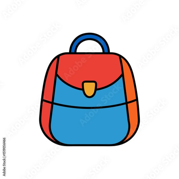 Obraz Vibrant Colored Pencils Vector Doodle Clipart