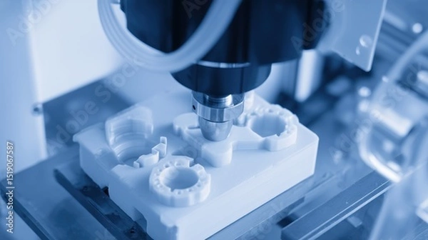 Fototapeta Validation Process of 3D Printed Parts Using AI Technology in Manufacturing