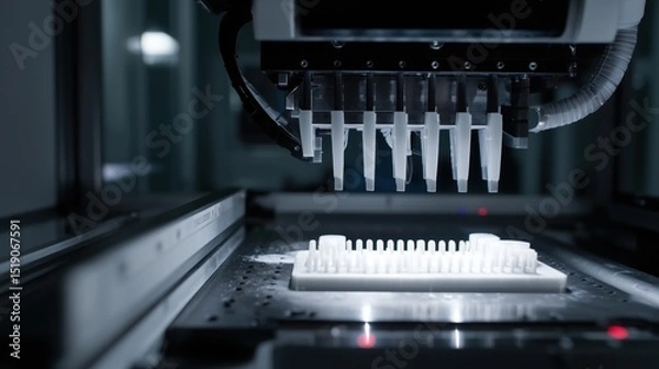 Fototapeta AI Validation of 3D Printed Parts in Modern Manufacturing Process