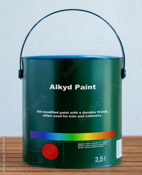 Fototapeta Alkyd Paint Oil-modified paint with a durable finish, often