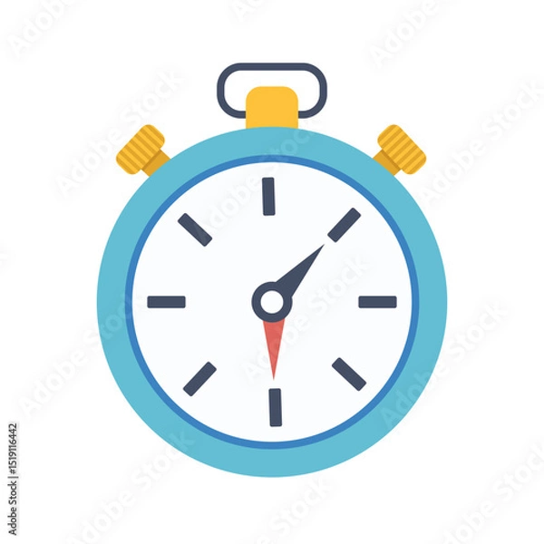 Obraz Precise Stopwatch Icon Design for Timing