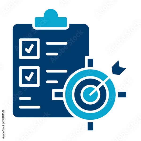 Fototapeta Objective Icon