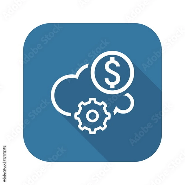 Obraz Cloud Mining Icon