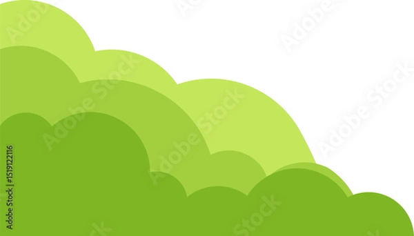 Obraz Green Bushes Corner