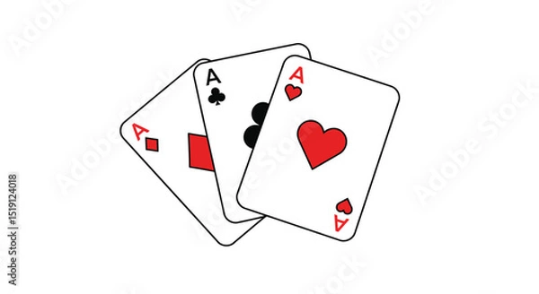 Obraz Playing card icon