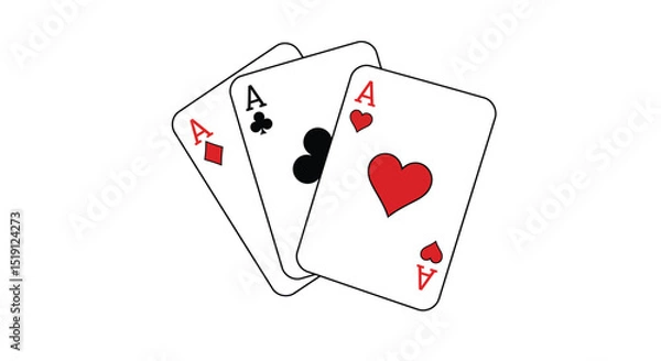 Obraz Playing card icon