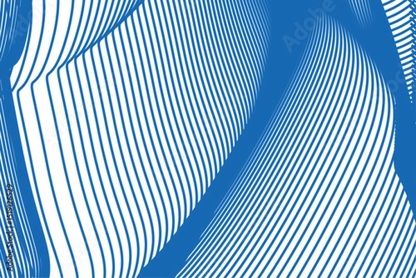 Fototapeta abstract blue background . liner texture pattern 