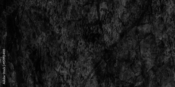 Obraz Abstract grunge background from black marble concrete stone wall texture, Old stained grunge dirty black and gray concrete wall texture, Grunge plaster of black black abstract wall.