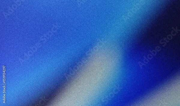 Obraz Colorful blue and purple gradient background, grainy noise texture gradient