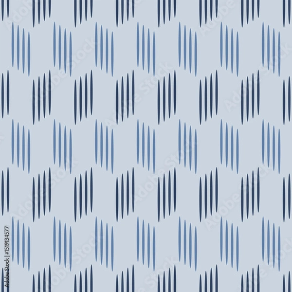 Fototapeta Japanese Zigzag Stripe Checkered Vector Seamless Pattern
