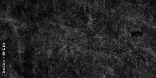 Obraz Abstract grunge background from black marble concrete stone wall texture, Old stained grunge dirty black and gray concrete wall texture, Grunge plaster of black black abstract wall.