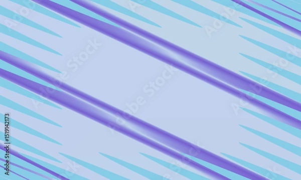 Fototapeta abstract blue background with zig-zag lines
