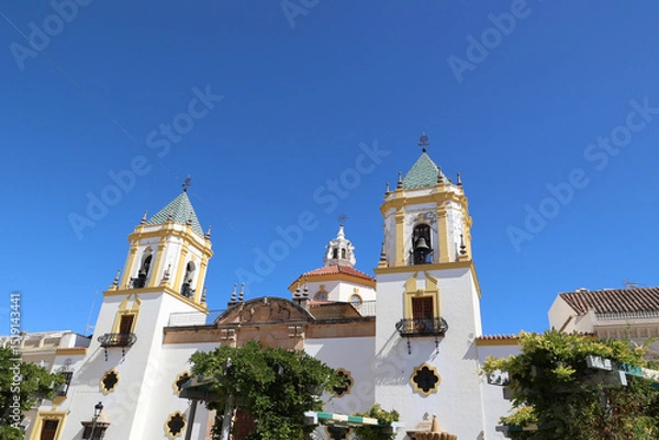 Obraz The Church of Socorro de Ronda on the Plaza del Socorro in Ronda, Andalusia, Spain