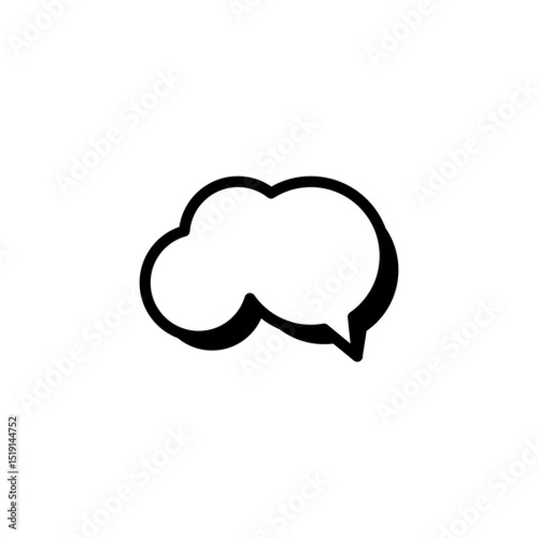 Obraz simple icon of speech bubble