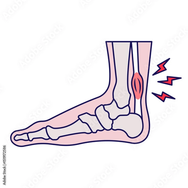 Obraz Achilles Tendinitis