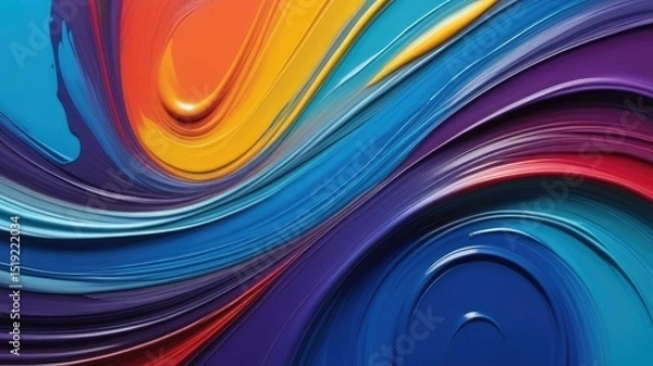 Obraz abstract colorful background. Oil painting texture
