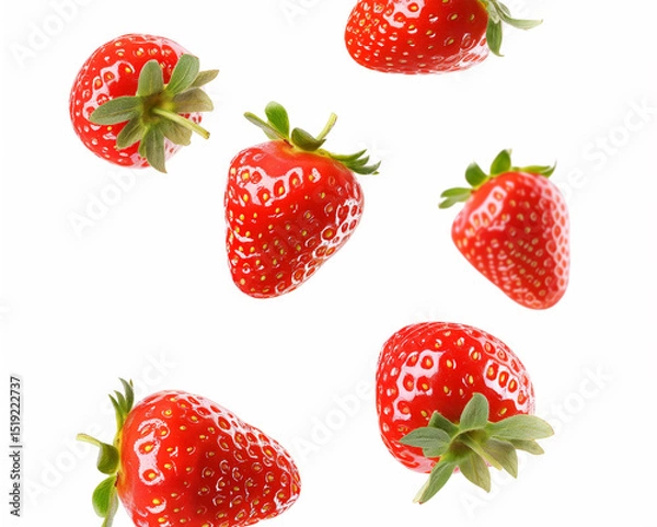 Obraz strawberry isolated on white