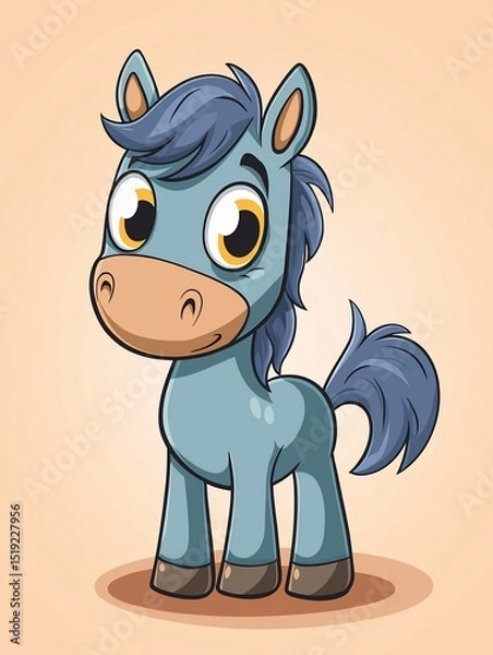 Obraz Cute cartoon pony