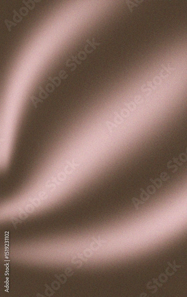 Fototapeta light coral blush coffee brown grainy color gradient background glowing noise texture cover header poster banner design