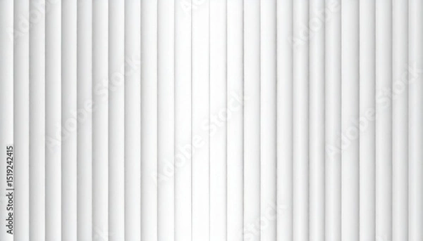 Obraz Elegant vertical white stripes modern interior photograph minimalist environment close-up view design concept