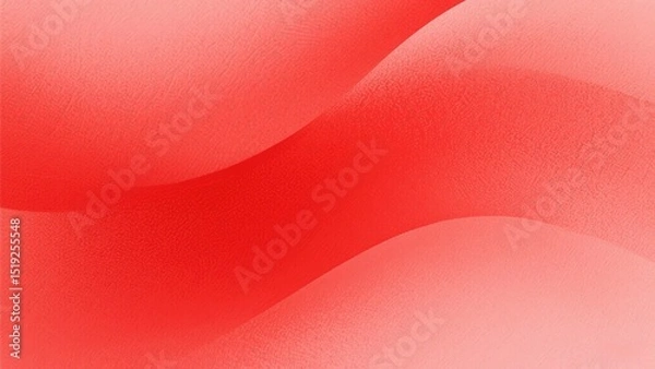 Fototapeta Abstract red gradient corporate background with dynamic light/shadow effects, blurred smooth curves and minimalist aesthetic. Modern textured backdrop for branding, financial reports, digital media, w