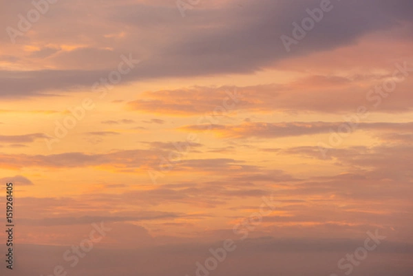Obraz Sunset sky and evening glow