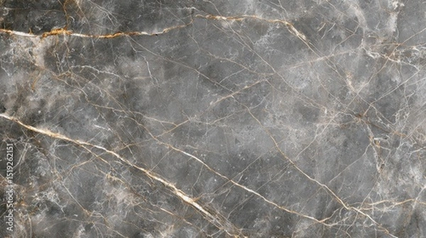 Fototapeta Realistic topdown view of polished Pietra Grey marble surface