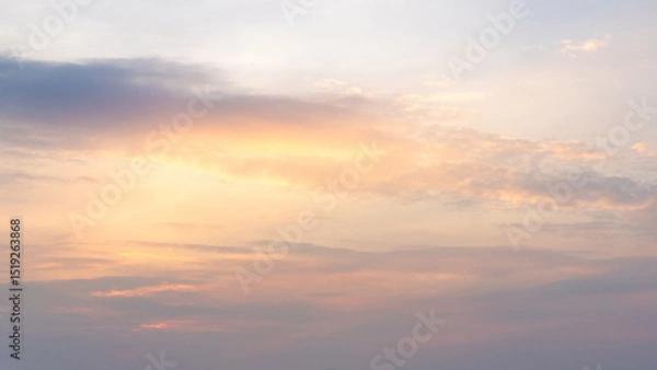 Obraz Sunset sky and evening glow