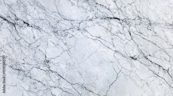 Fototapeta Volakas marble surface with fine cracks and veins in high detail and realistic texture