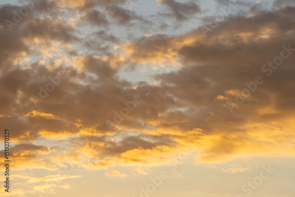 Obraz Sunset sky and evening glow