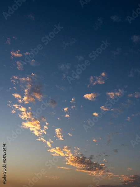 Obraz Sunset sky and evening glow