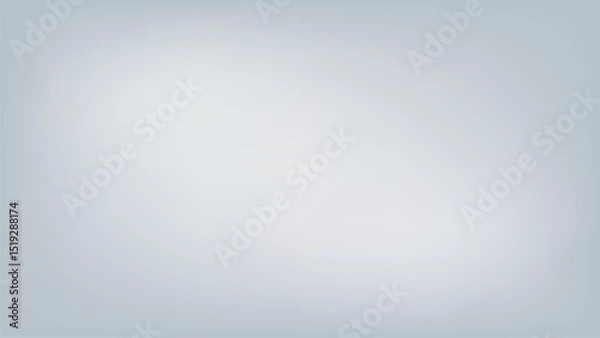 Fototapeta Gradient White Vector Background with Modern Bright Soft Blur and Minimal Blank Grey Style.
